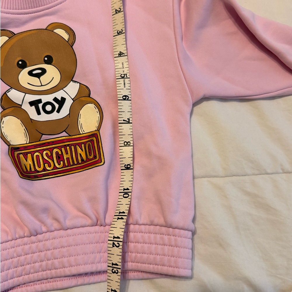 Moschino Pink Teddy Bear Sweatshirt - Picture 7 of 8
